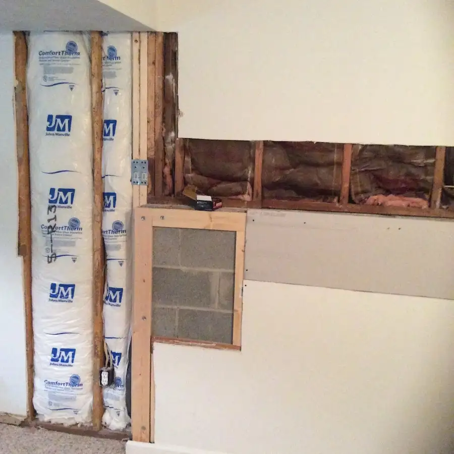 Wall insulation replacement during Contents Cleaning & Restoration in Oakdale